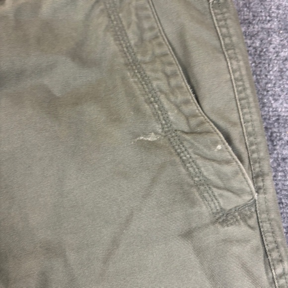 COLUMBIA Mens Omni-Shield Green Canvas Flat Front Regular Fit Pants size: 48 - Picture 5 of 10